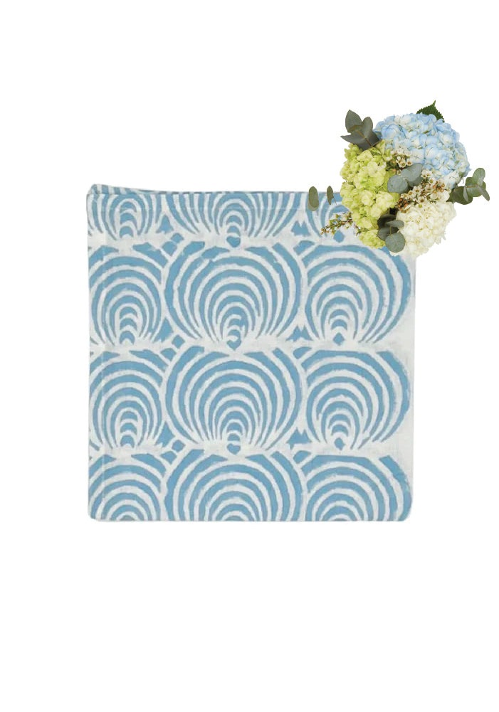 Scallop Spirals Cotton Napkins - Set of 6