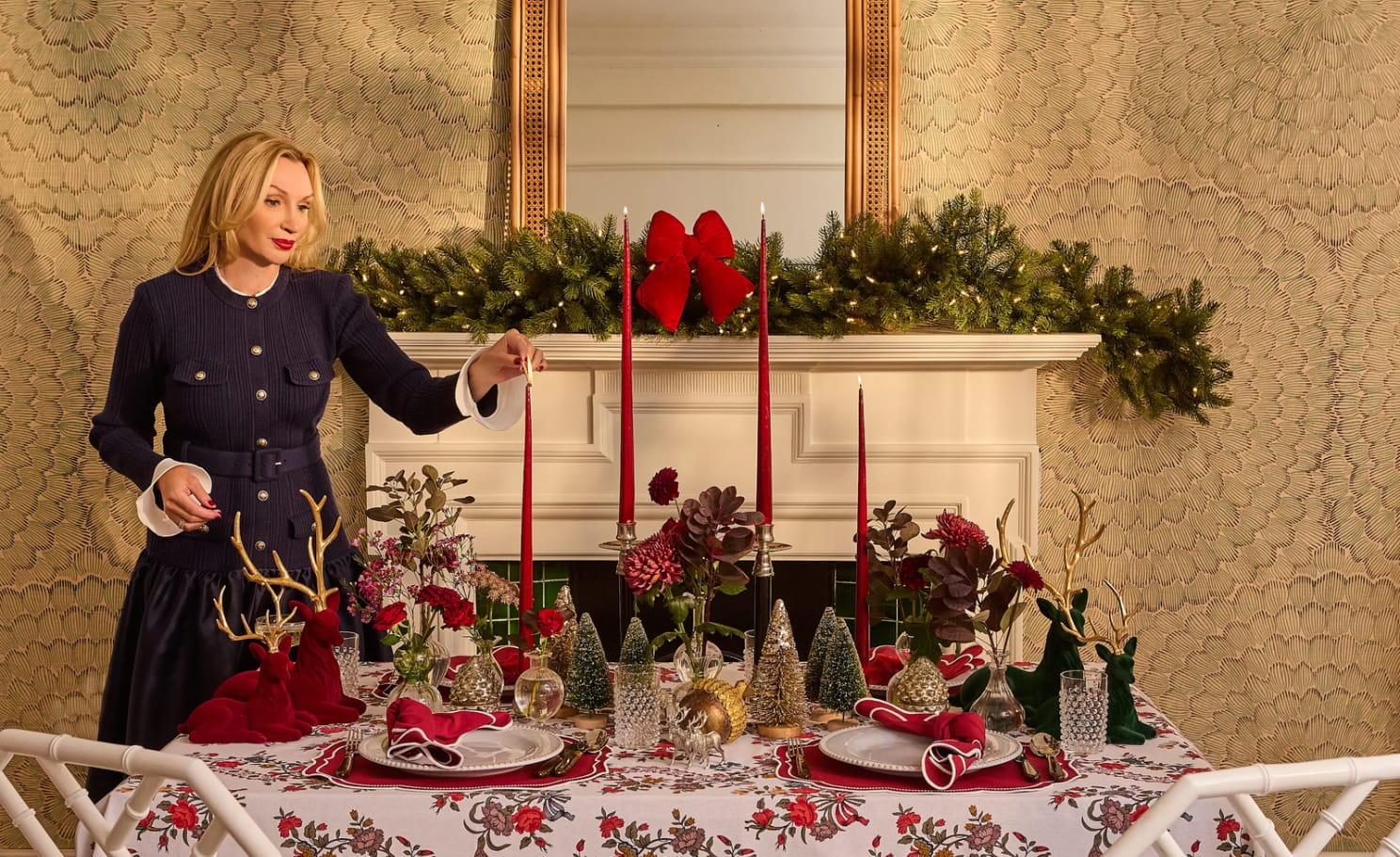 The Winter Wonderland Table Setting
