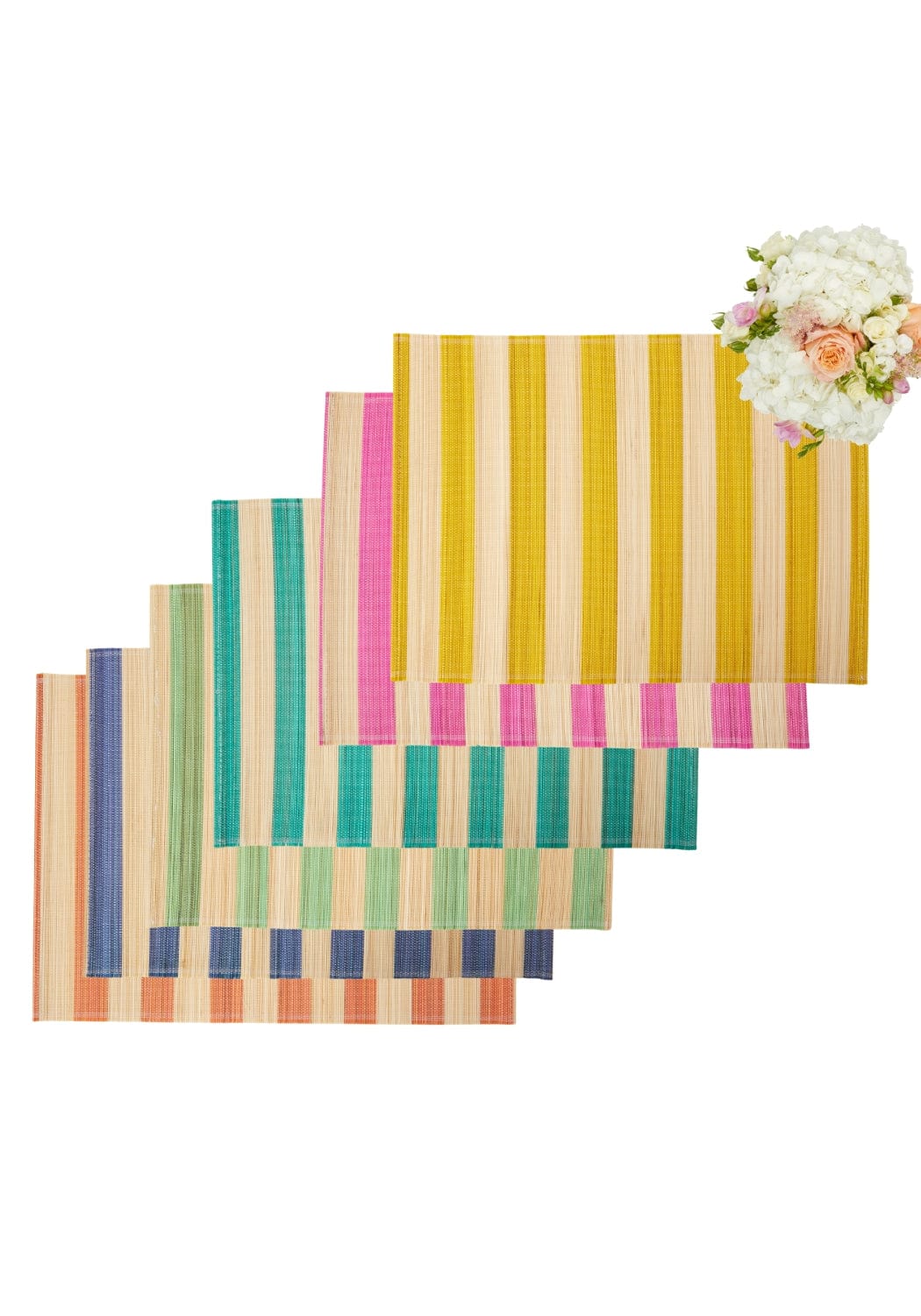 Amalfi Coast Placemats - (Set of 6) – Vibrant Dining, Italian Daydreams - Casa by Josephine Jenno