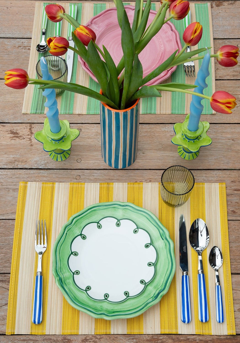 Amalfi Coast Placemats - (Set of 6) – Vibrant Dining, Italian Daydreams - Casa by Josephine Jenno