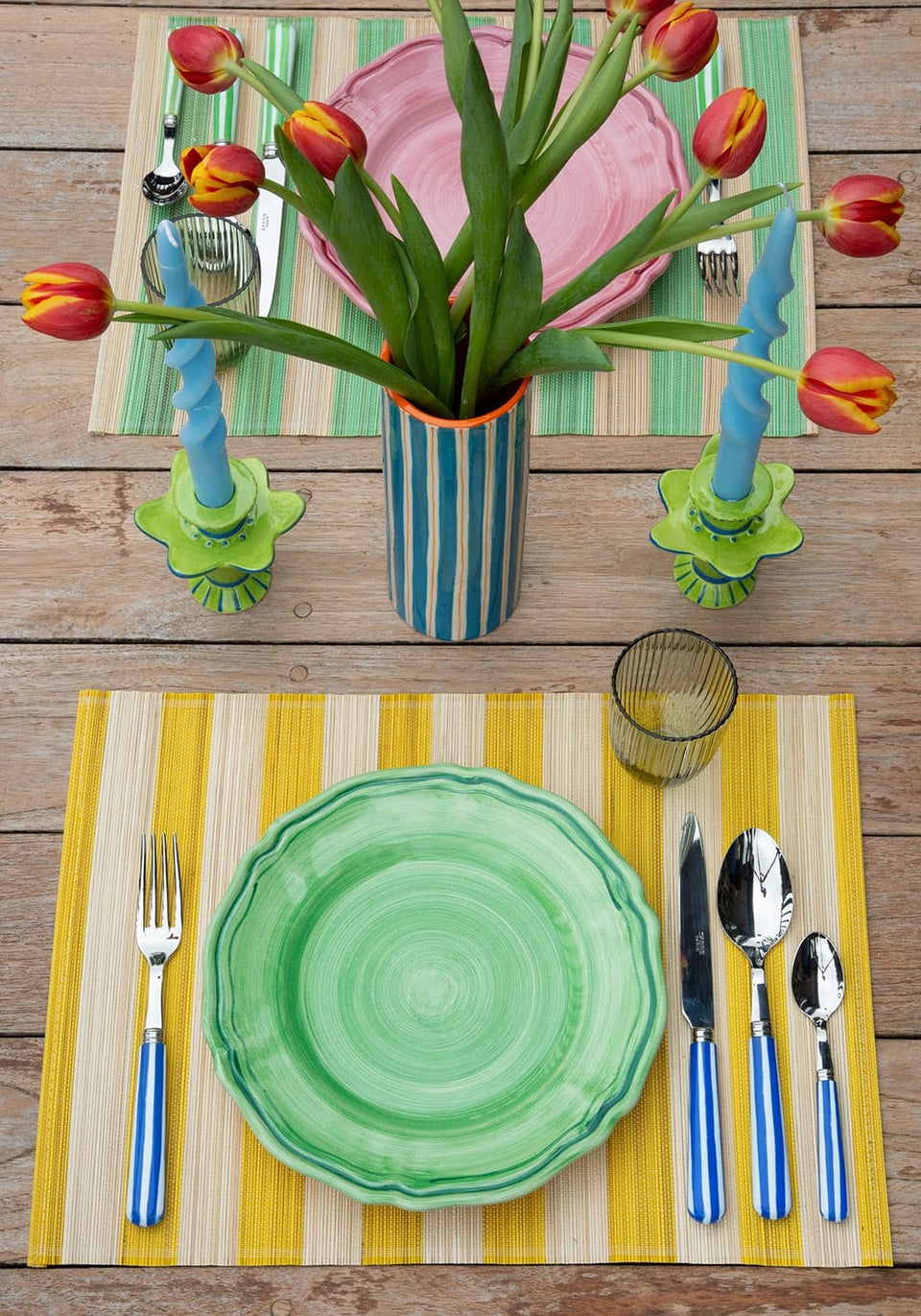 Amalfi Coast Placemats - (Set of 6) – Vibrant Dining, Italian Daydreams - Casa by Josephine Jenno