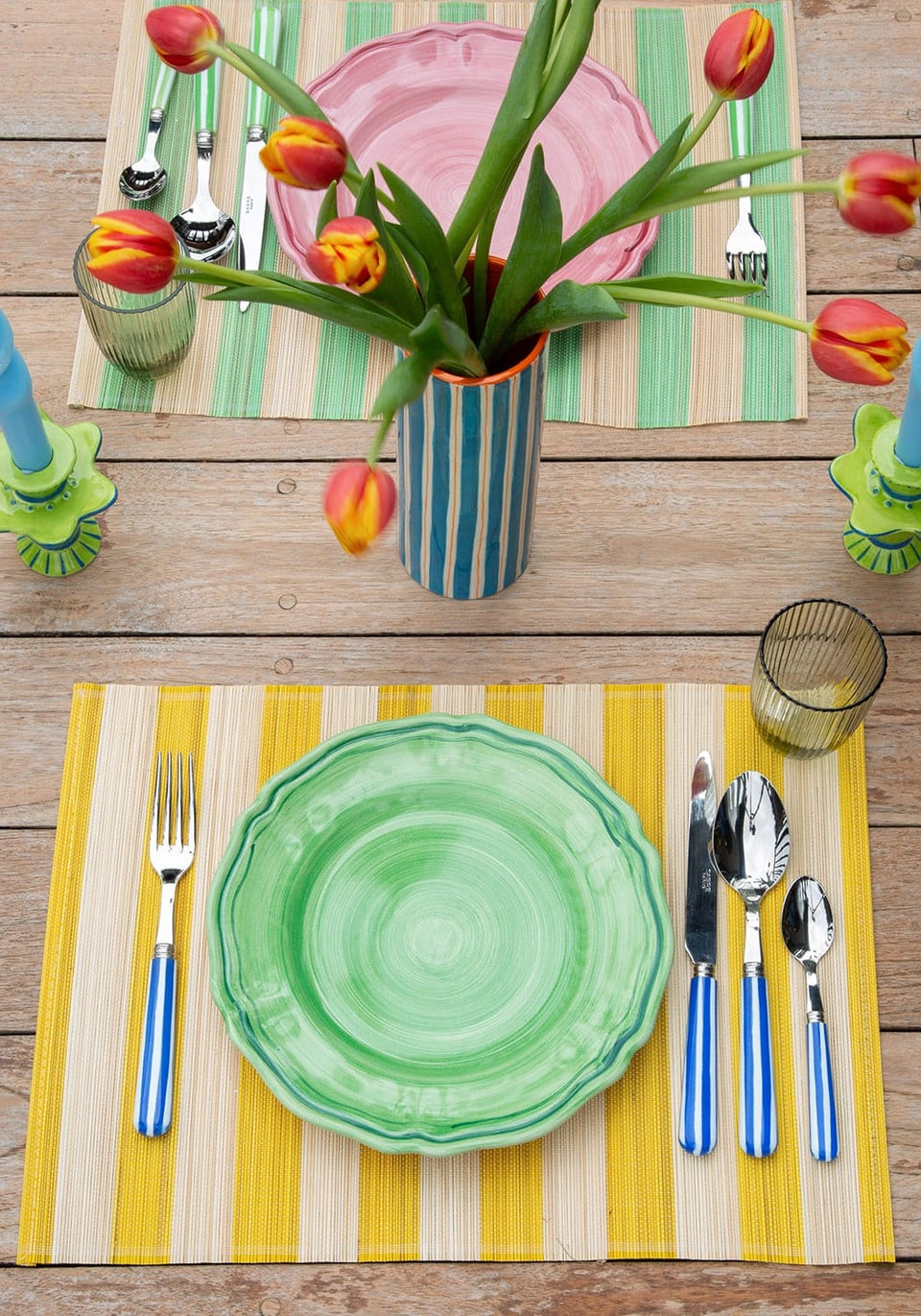 Amalfi Coast Placemats - (Set of 6) – Vibrant Dining, Italian Daydreams - Casa by Josephine Jenno