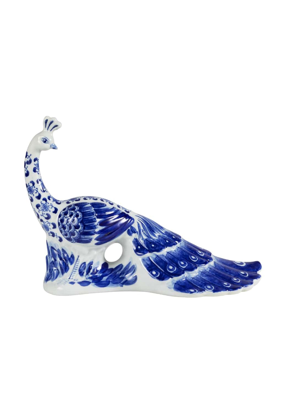 Antoinette Feathered Delft Peacock - Set of 2 - Casa by Josephine Jenno