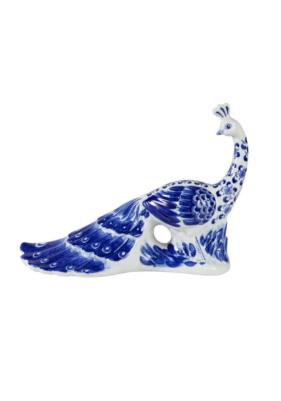 Antoinette Feathered Delft Peacock - Set of 2 - Casa by Josephine Jenno