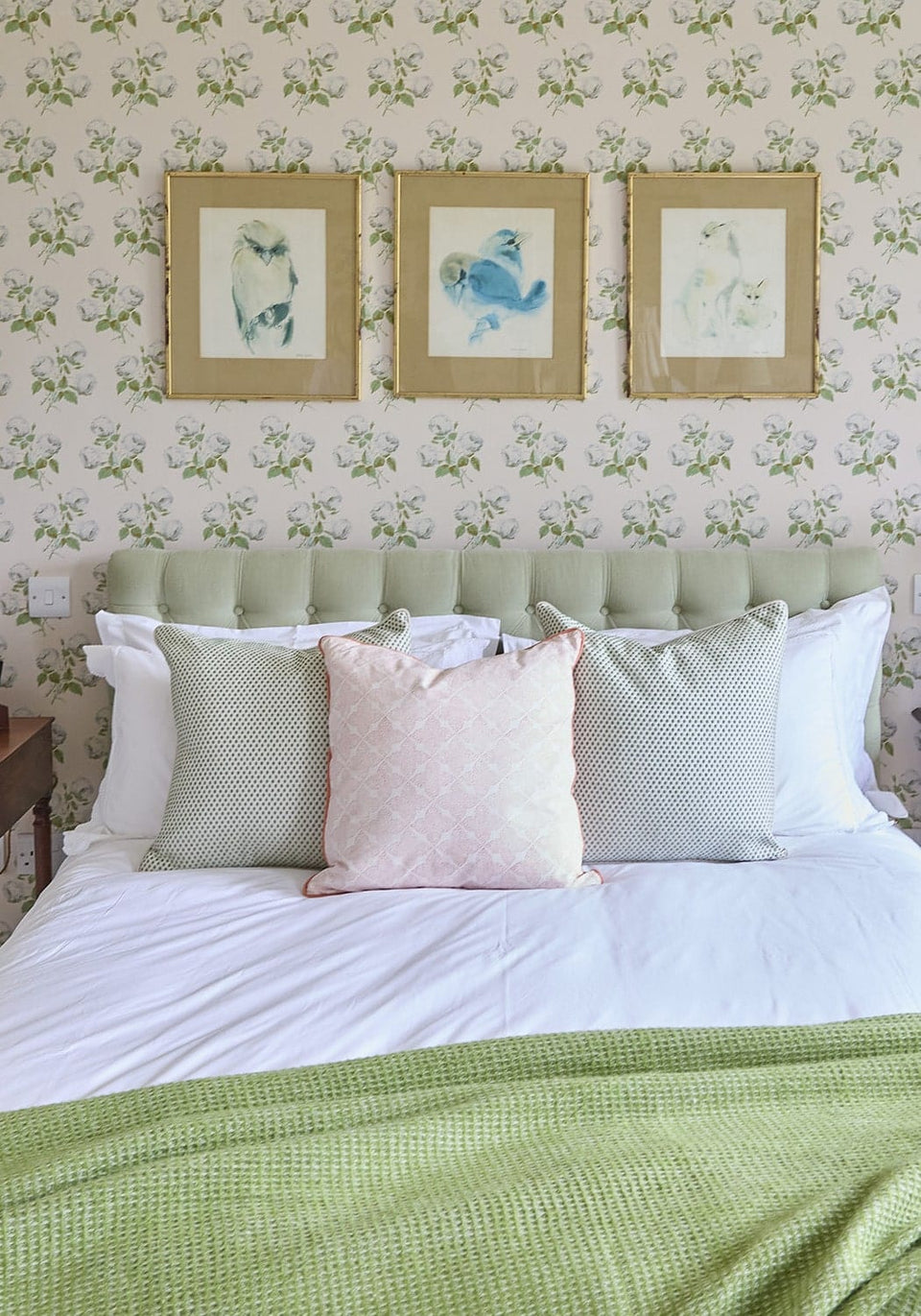 Antonia Blush Trellis Cushion Cover - Casa by Josephine Jenno