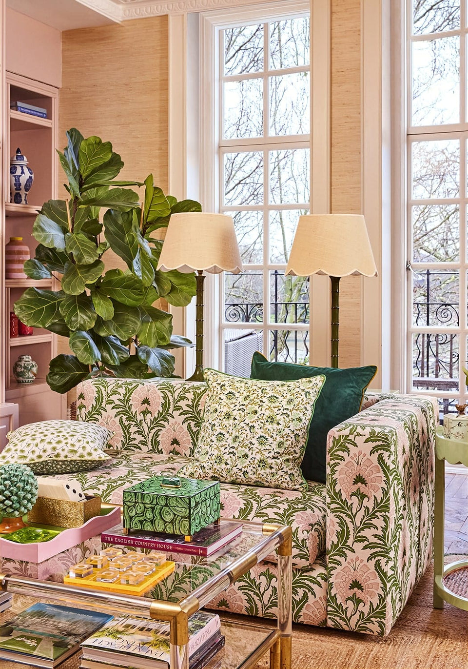 Antonia Emerald Eden Cushion Cover - Casa by Josephine Jenno