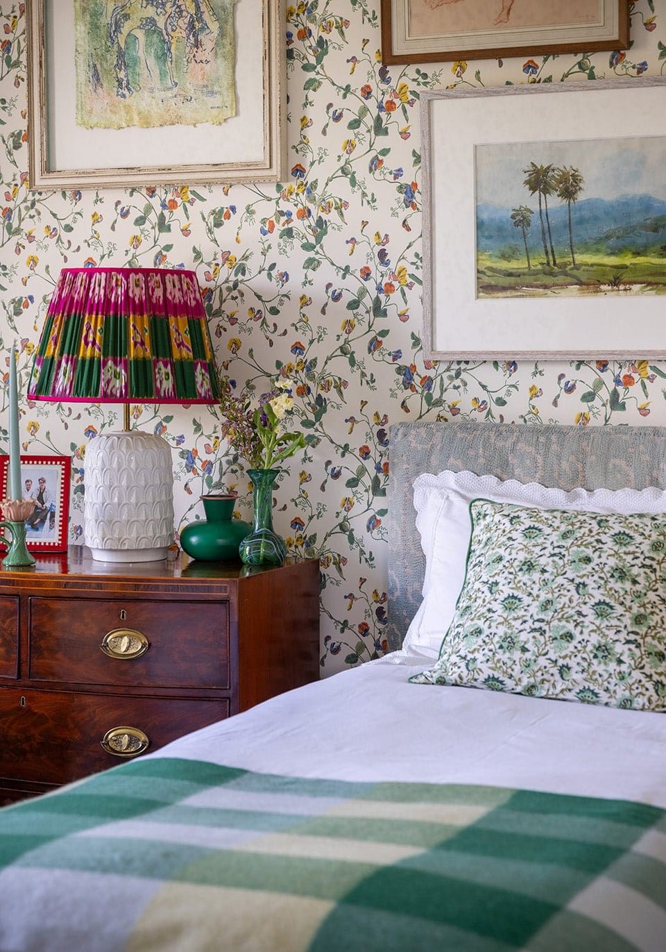 Antonia Emerald Eden Cushion Cover - Casa by Josephine Jenno