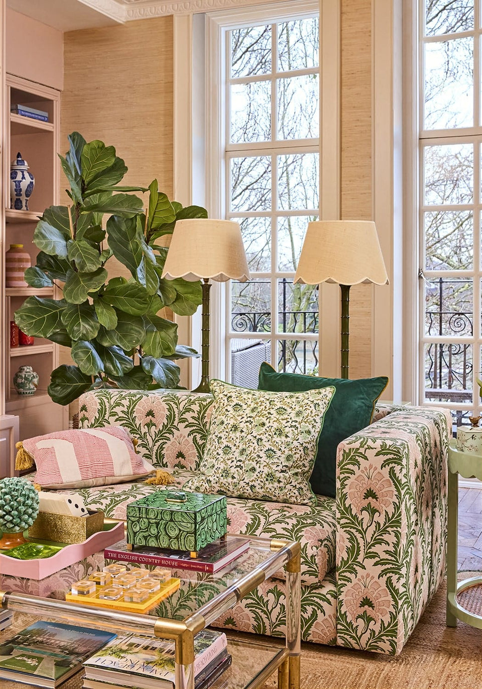 Antonia Emerald Eden Cushion Cover - Casa by Josephine Jenno