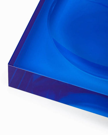 Italians Do It Better Glass Tray - Blue