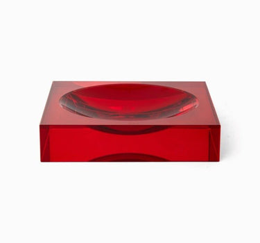 Italians Do It Better Glass Tray - Red