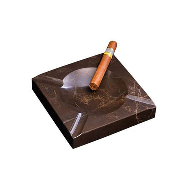 Marble Four Cigar Ashtray - Brown
