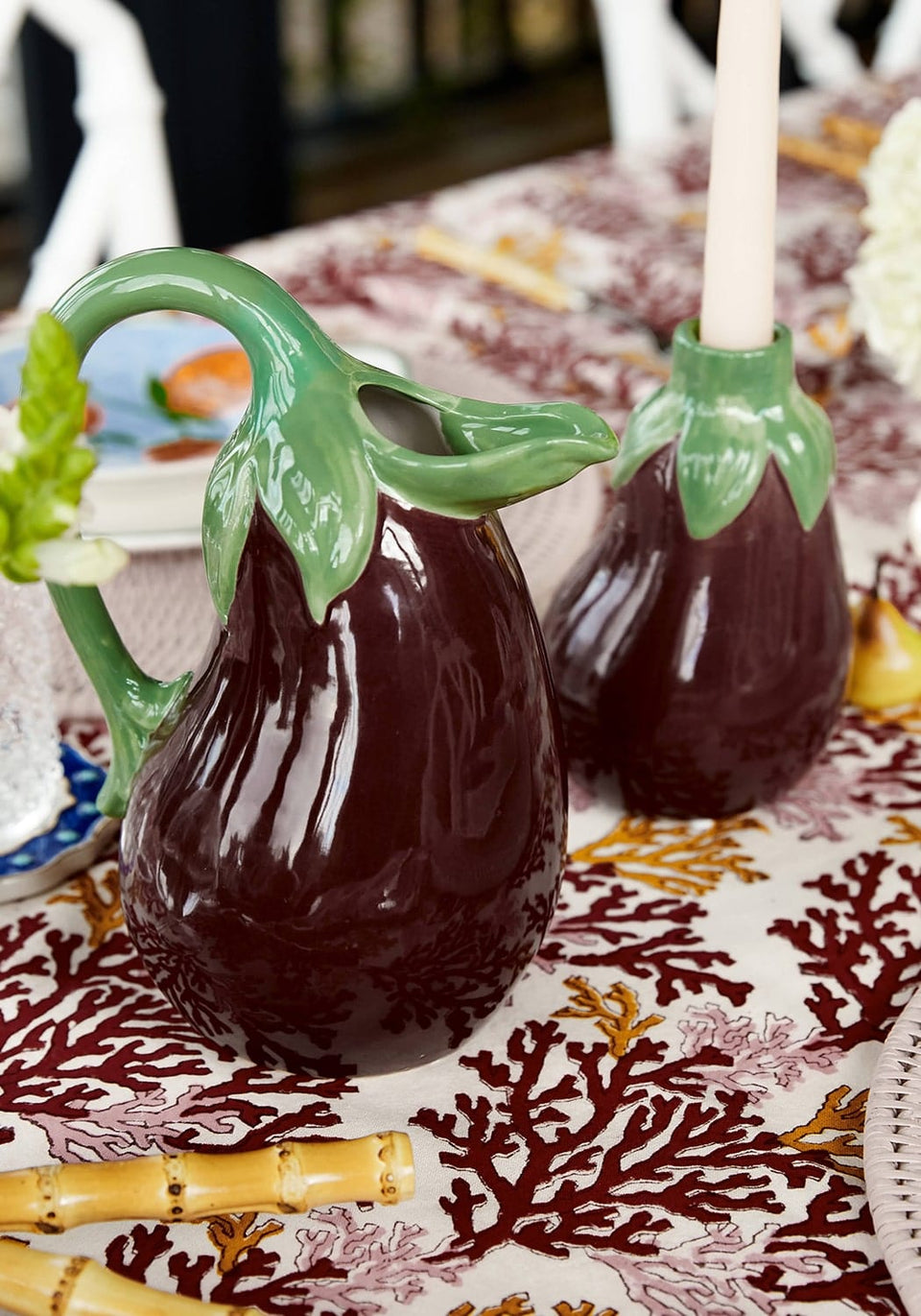 Aubergine Jug - Casa by Josephine Jenno