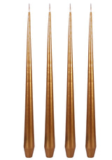 Aurora Small Slender Taper Candles - Gold - Casa by Josephine Jenno