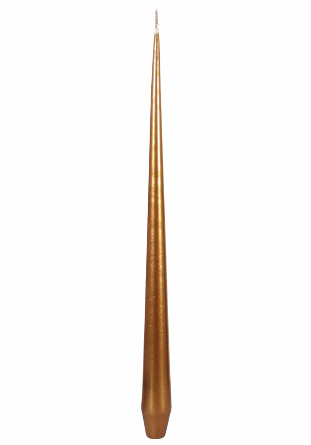 Aurora Small Slender Taper Candles - Gold - Casa by Josephine Jenno