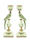 Aurora Songbird Candleholder - A pair