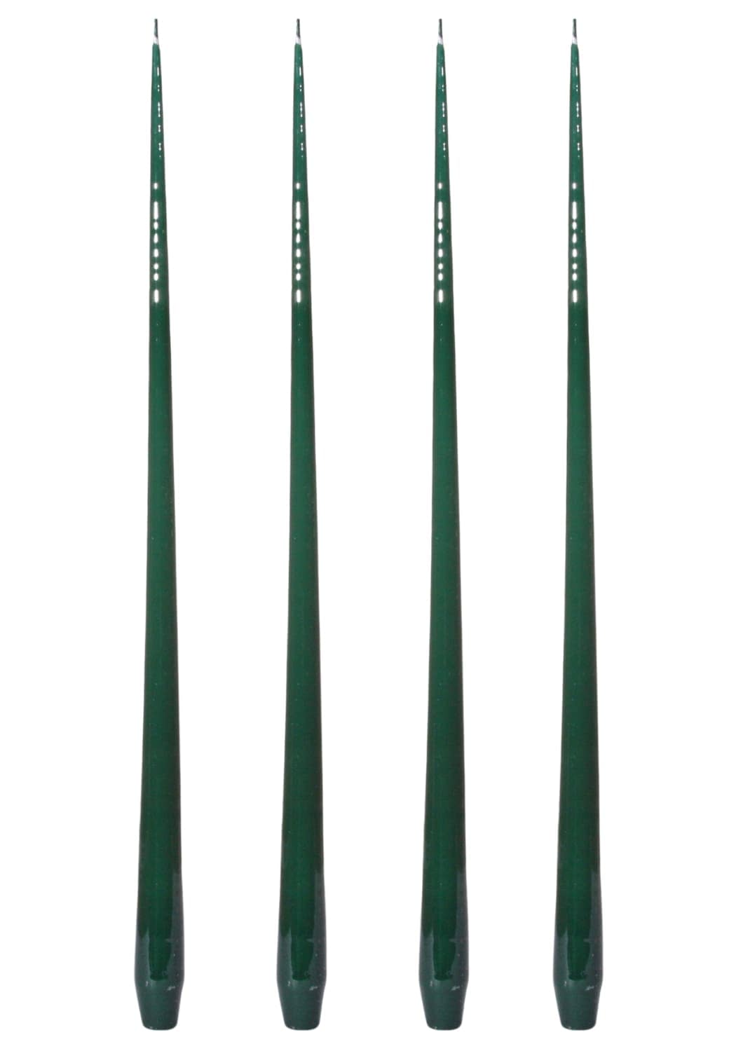 Aurora Tall Slender Taper Candles - Green - Casa by Josephine Jenno