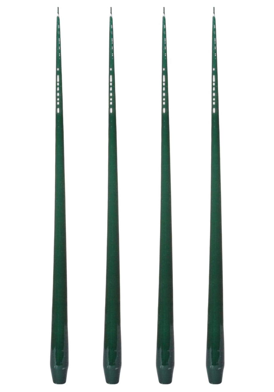 Aurora Tall Slender Taper Candles - Green - Casa by Josephine Jenno