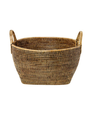 Basket Handy Handwoven Rattan Basket - Brown