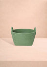 Handy Handwoven Rattan Basket - Green