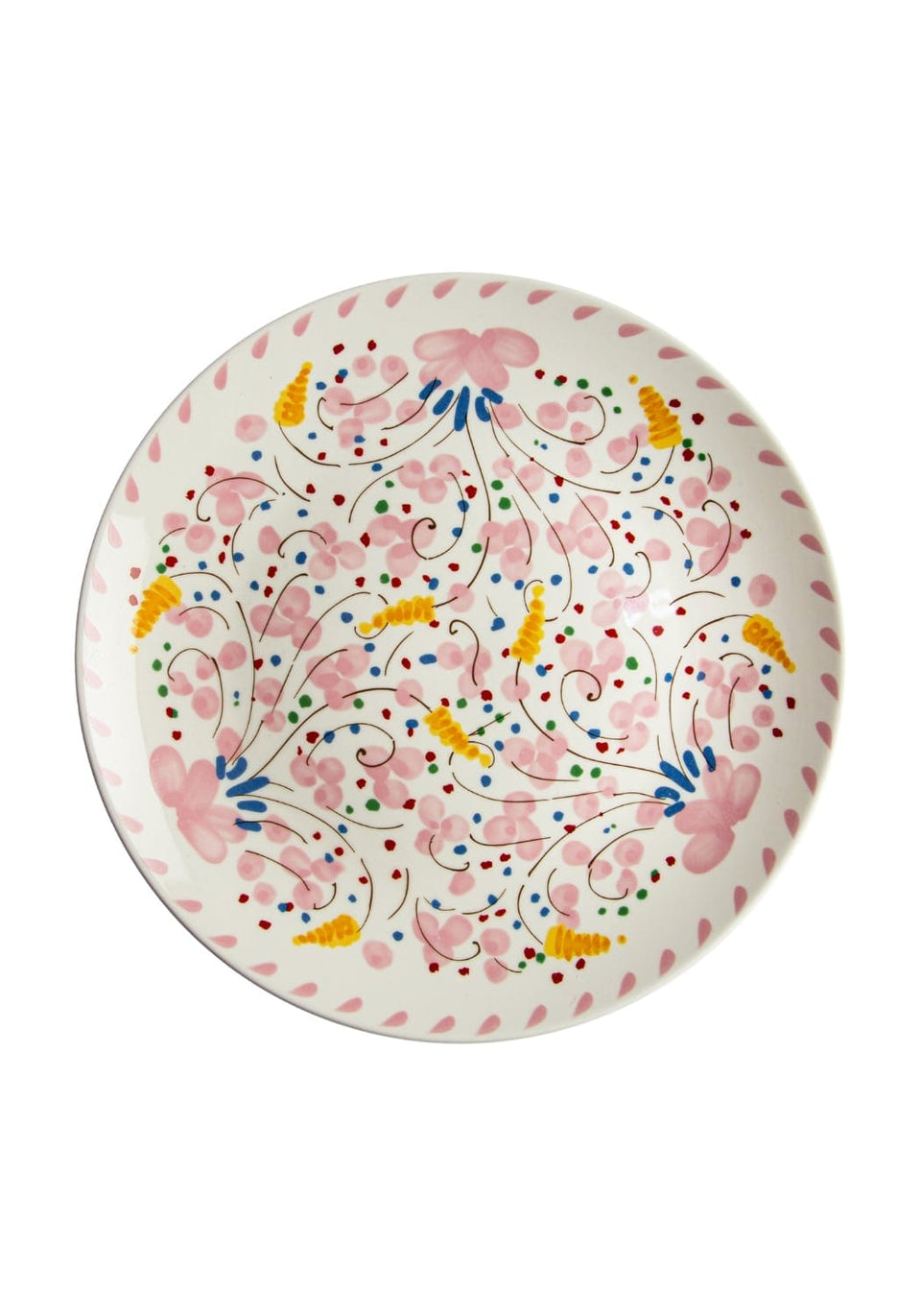 Beatrice Springtime Dinner Plate - Set of 6 Pink - Casa by Josephine Jenno
