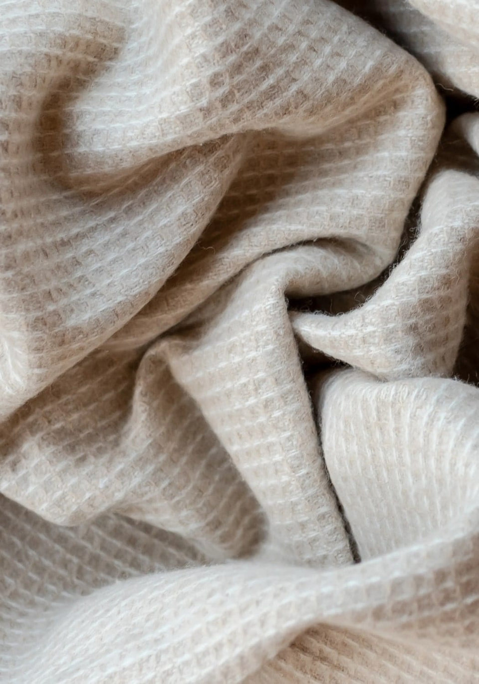 Beautiful Soft Wool Waffle Blanket - Casa by Josephine Jenno