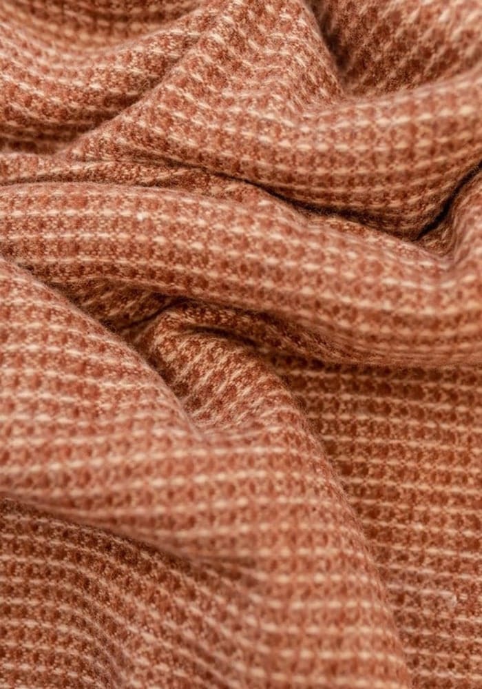 Beautiful Soft Wool Waffle Blanket - Casa by Josephine Jenno