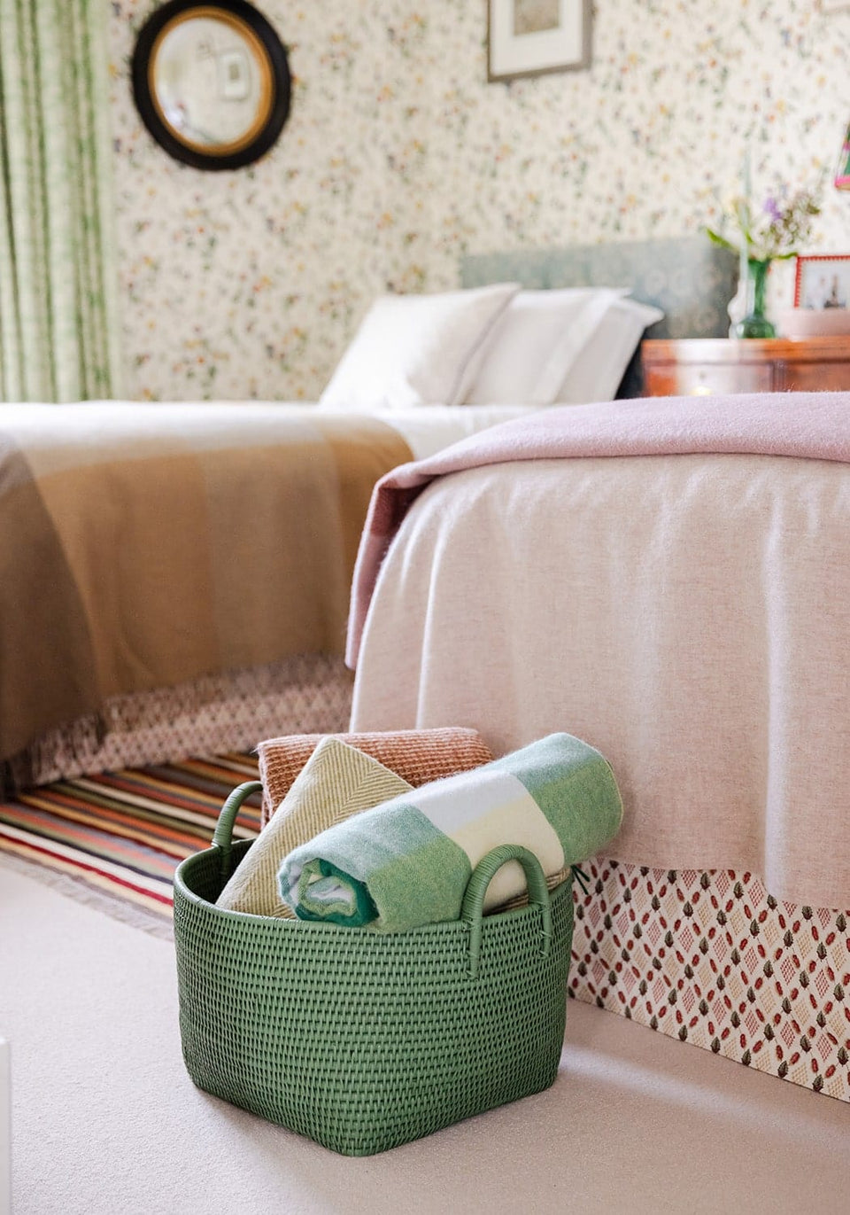 Big Cosy Blanket In Herringbone Block - Casa by Josephine Jenno