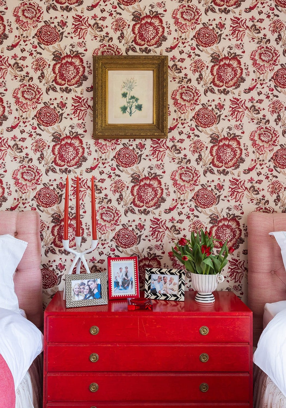 Black and Brown Marquetry Pattern Photo Frame 6x4" - Casa by Josephine Jenno