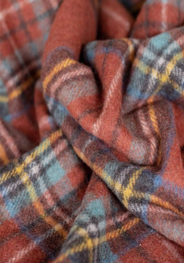Royal Stewart Small Blanket, Small Wool Blankets