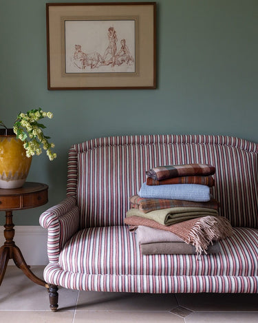 Blankets and throws Sky Blue Wool Waffle Blanket