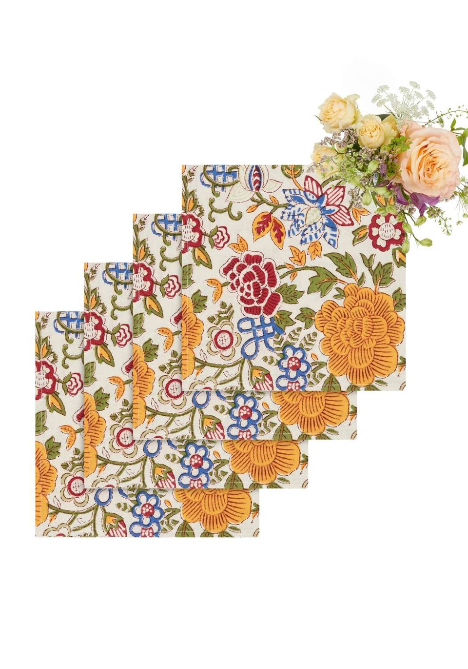 Blooming Spring Table Napkin - Set of 4 - Casa by Josephine Jenno