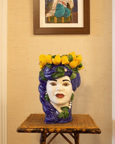 Blu Lemon (Not the White Lotus Variety) Bust Statue - Casa by Josephine Jenno