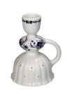 Delft Blue Lady Candle Holder