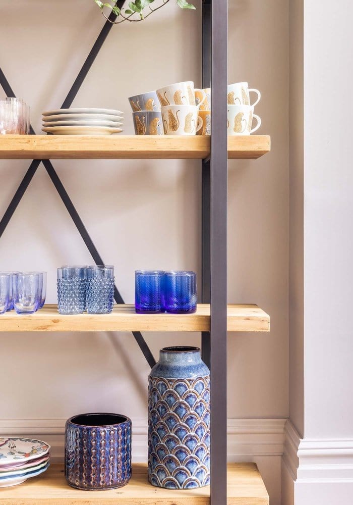 Blue Dew Drop Tumblers - Luxury Glassware Set Of 4 - Casa by Josephine Jenno