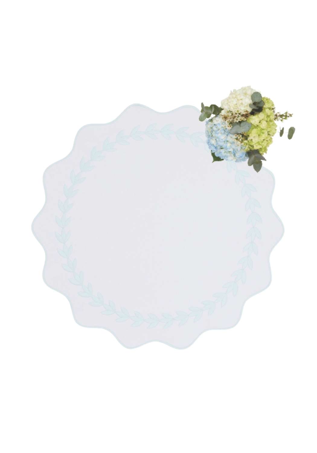Blue Garland Placemats - Set of 4 - Casa by Josephine Jenno