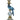 Blue Parrot Decorative Tall Candle Holder 40cm left - Casa by Josephine Jenno