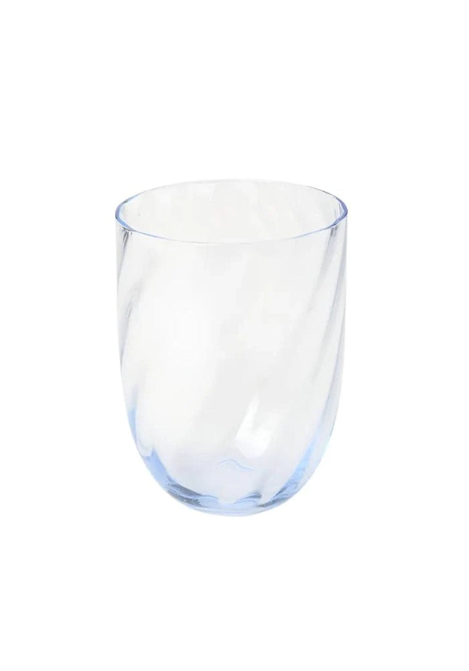 Blue Swirl Tumbler Luxury Glassware set of 6 - Casa by Josephine Jenno