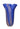 Blue Twist Glass Vase with Scallop - Casa by Josephine Jenno