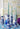 Blue Willow Taper Trio - Small
