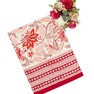 Bossa Nova Tablecloth - Red - Casa by Josephine Jenno