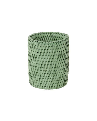 Bottle Holder Savannah Rattan Bottle Holder - Green