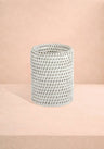 Savannah Rattan Bottle Holder - White