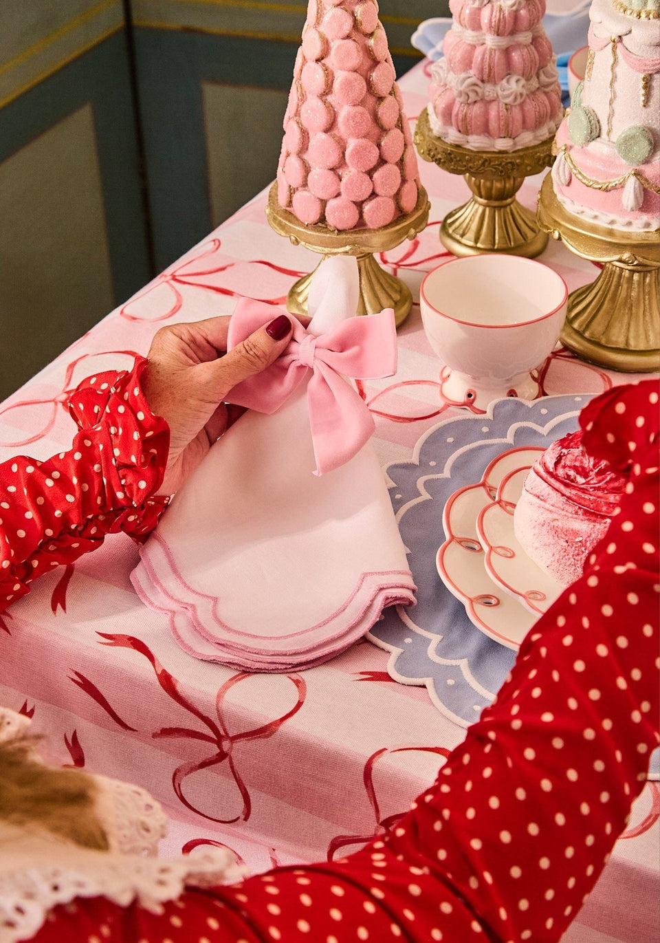 Blush Dreams Velvet Bow Collection