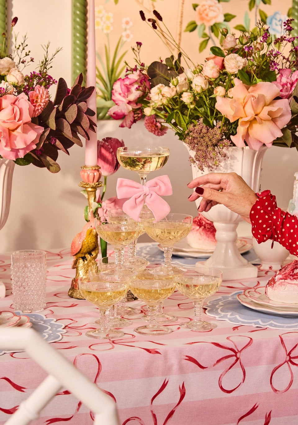 Blush Dreams Velvet Bow Collection