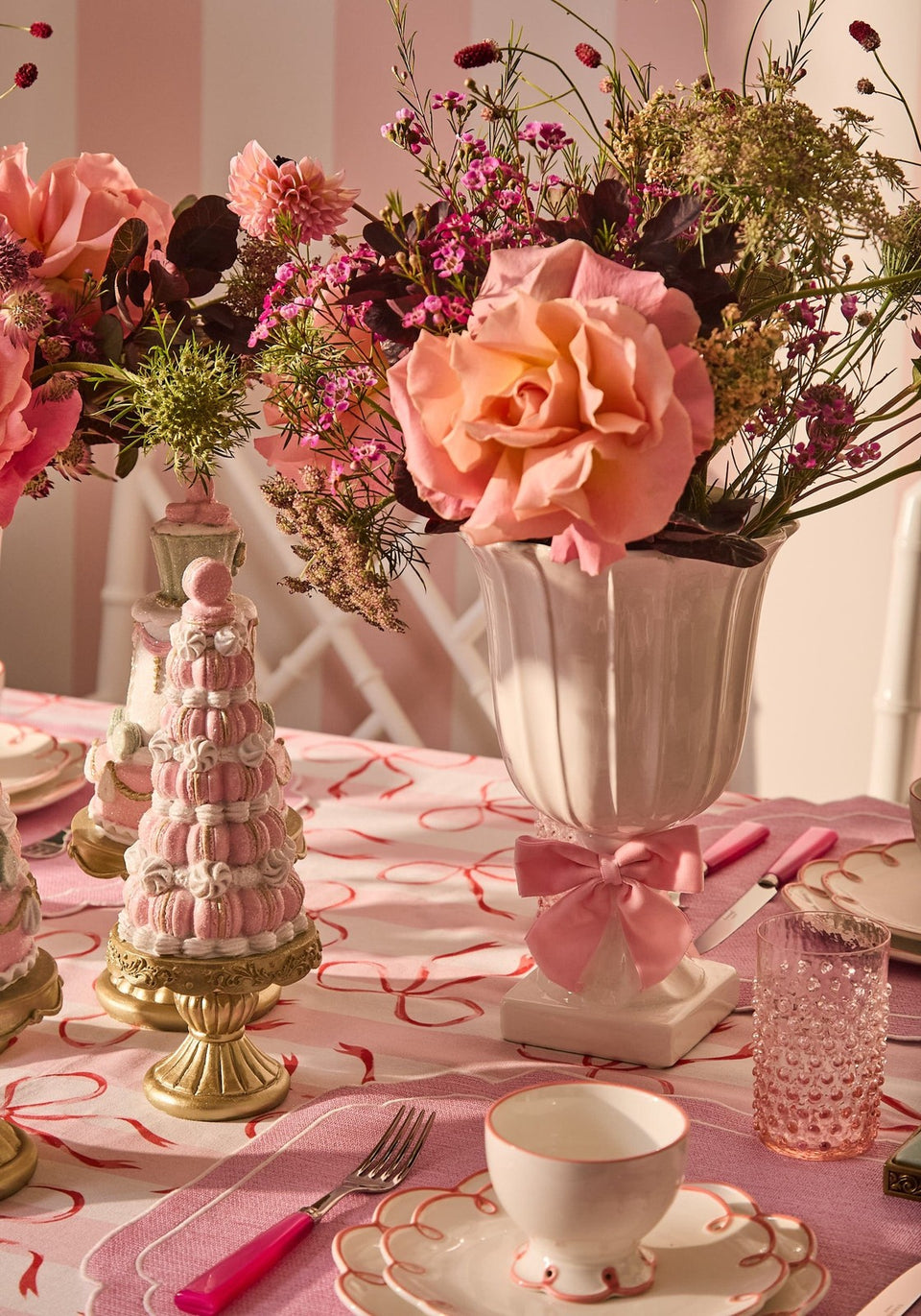 Blush Dreams Velvet Bow Collection