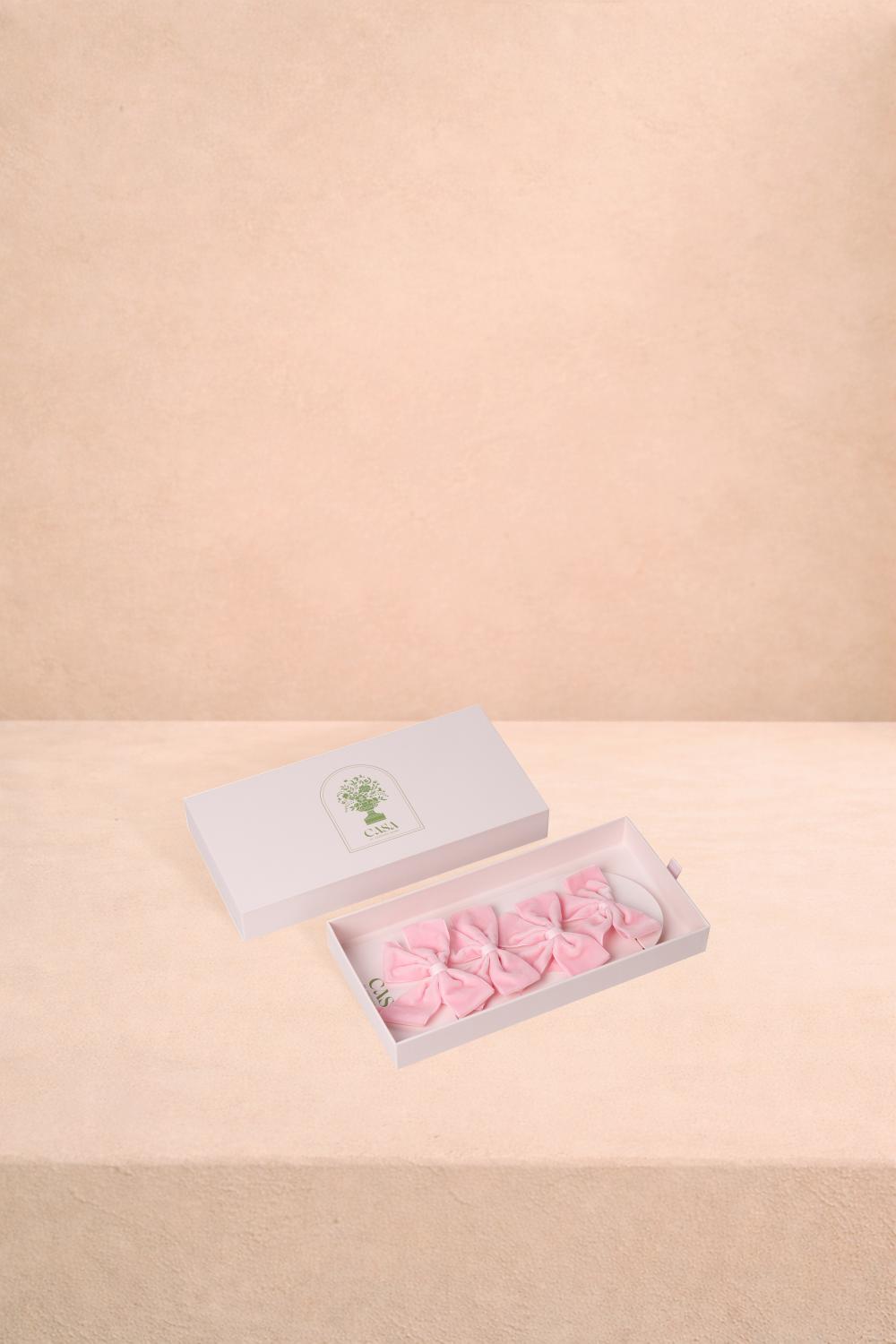 Blush Dreams Velvet Bow Collection