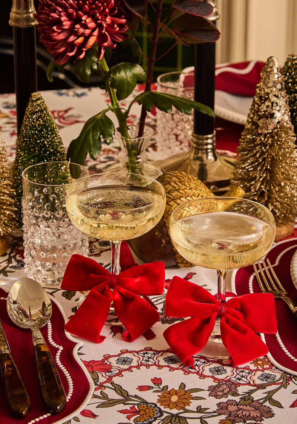 Crimson Romance Velvet Bow Collection