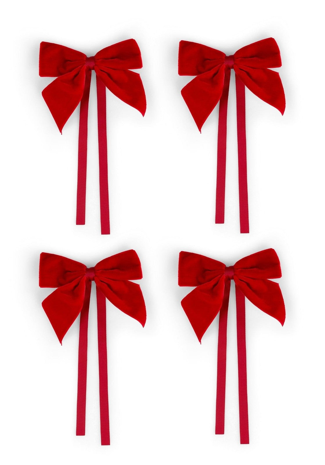 Red Romance Velvet Bow Collection