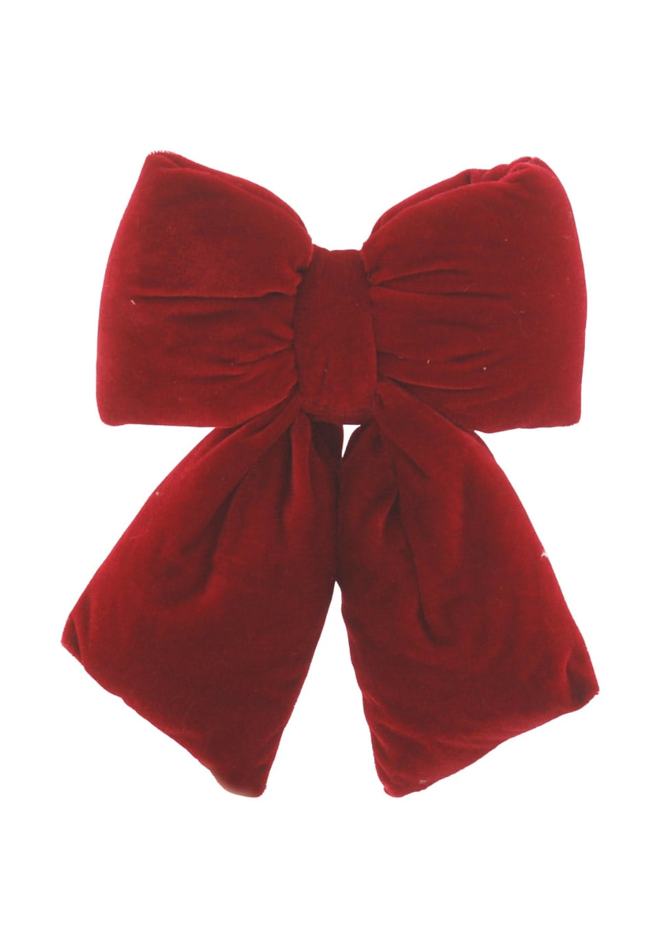 Velvet Classic: Burgundy Bow Tie Ornament
