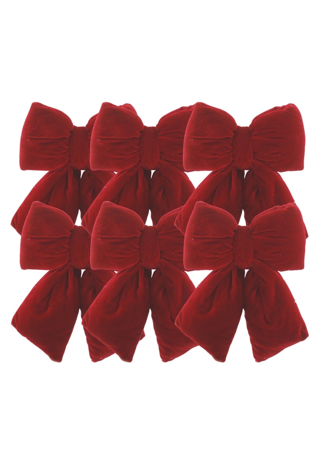 Velvet Classic: Burgundy Bow Tie Ornament